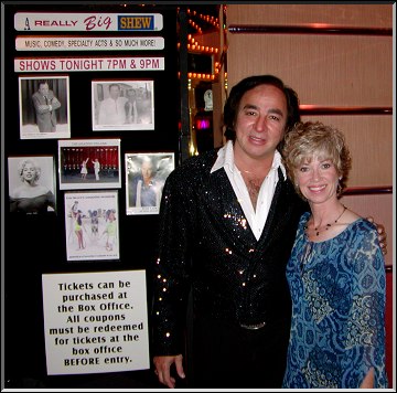 Tom Sadge and Toni McLaughlin outside the Flamingo Showroom in Laughlin, NV Photo by Dennis McLaughlin